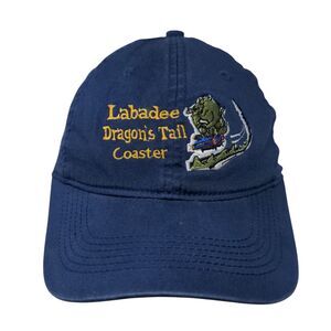 Labadee Dragon's Tail Coaster Fitted Hat Blue S/M Embroidered 6 Panel Cameo